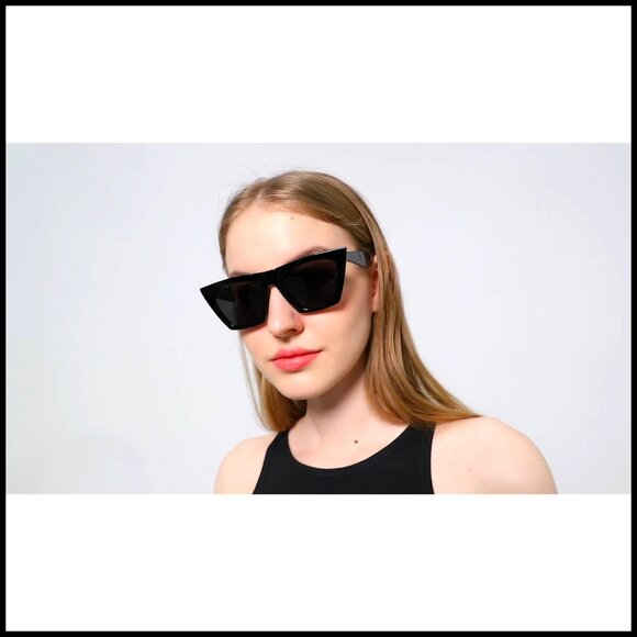 Square Cat Eye Sunglasses UV400 Protection Lightweight Retro Style main image 7